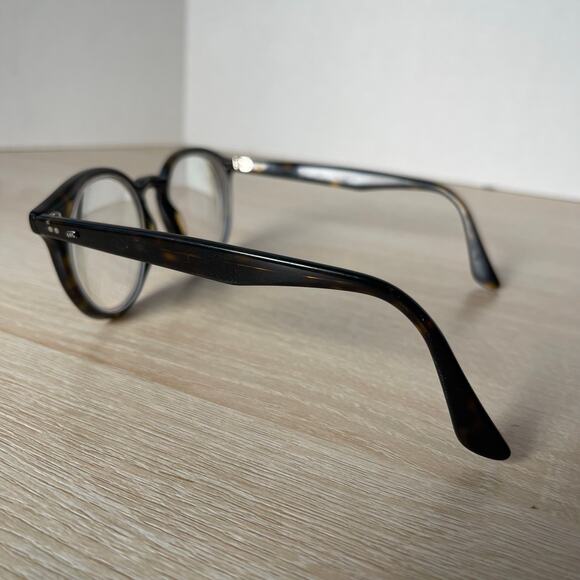 Ray-Ban RB2180-V 2012 Eyeglasses Round Dark Brown PARTS Only 49-21-145 - Picture 6 of 9